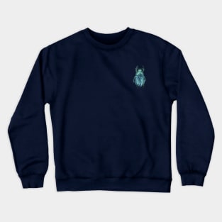 Shiny Green Beetle Crewneck Sweatshirt